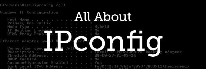 ipconfig